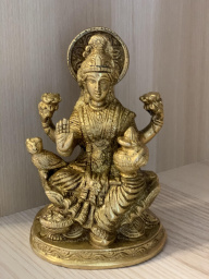 Лакшми. Статуэтка 13 см. Латунь