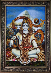 Янтарное мурти Шива ( размер 30*40)