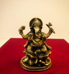 Ганеша. Статуэтка 12,5 см. Латунь