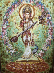 Янтарное мурти Сарасвати ( размер 30*40)