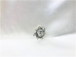 Кулон "Ом в солнце", серебро, 2.5 см.