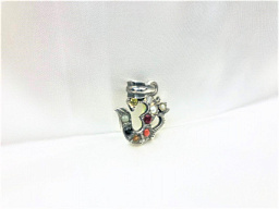 Кулон "Ом" Наваграха, серебро, 2.5 см.